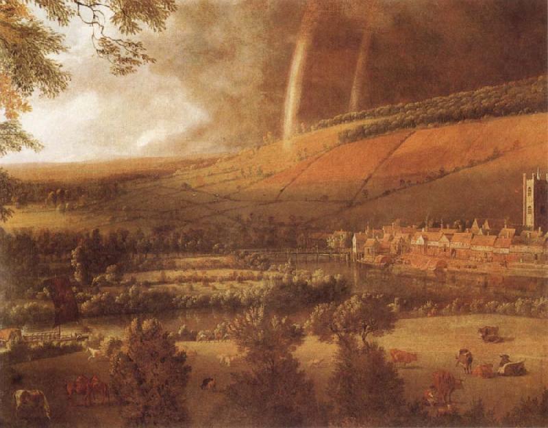 Jan Siberechts Landscape with Rainbow,Henley-on-Thames